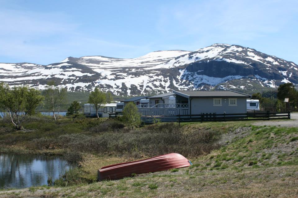 Bilde av hytter og campingvogner ved jotunheimen caravan camp